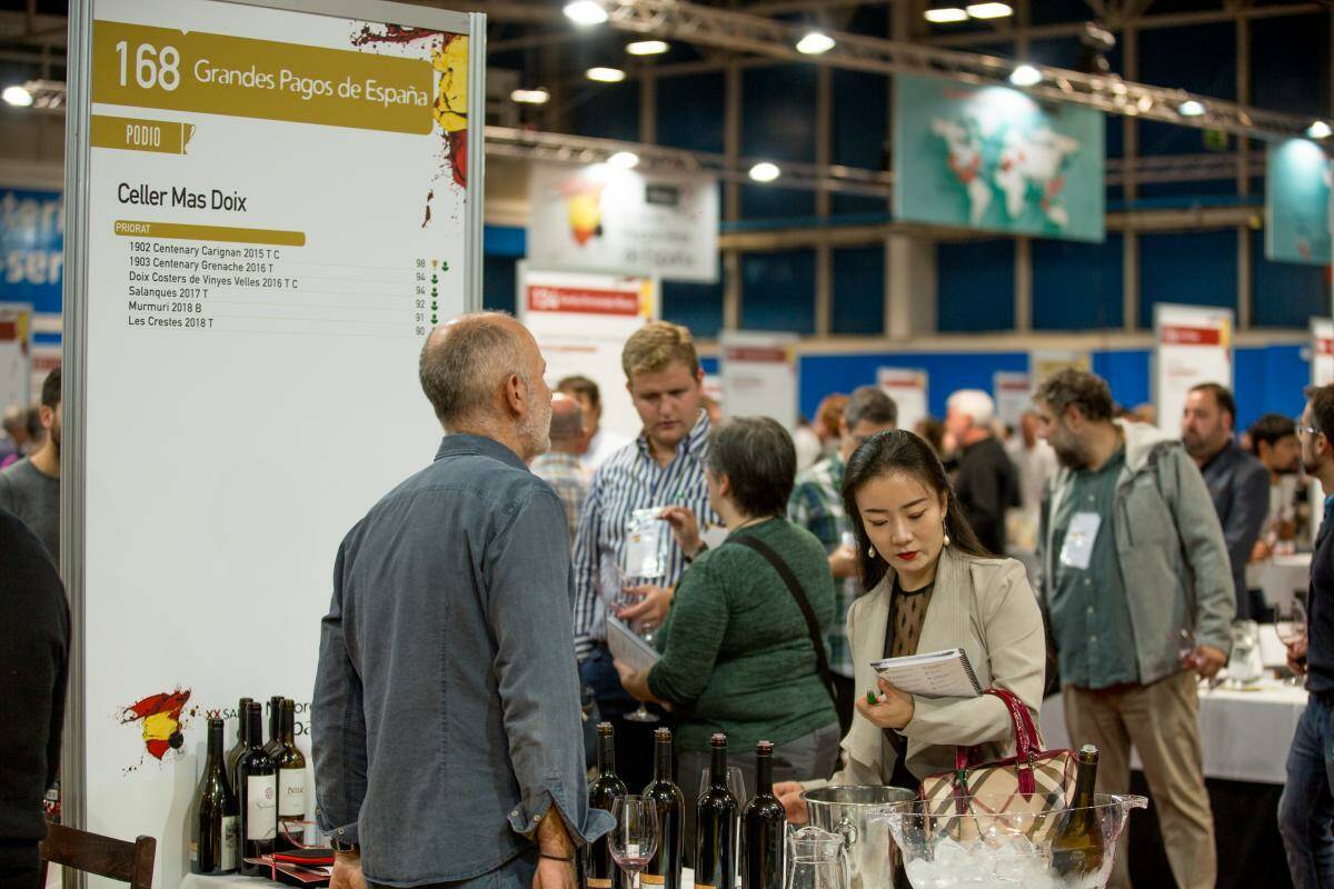 Countdown to the start of the Salón de los Mejor Vinos de España (Best ...