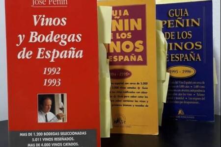 Primeras ediciones Guía Peñín - 1992, 1993, 1994, 1995, 1996