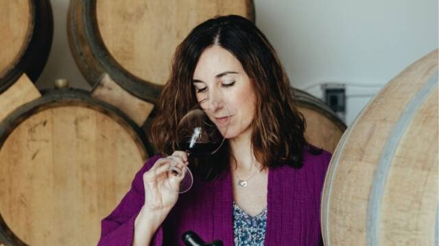 Maite Sánchez, enóloga de la bodega.