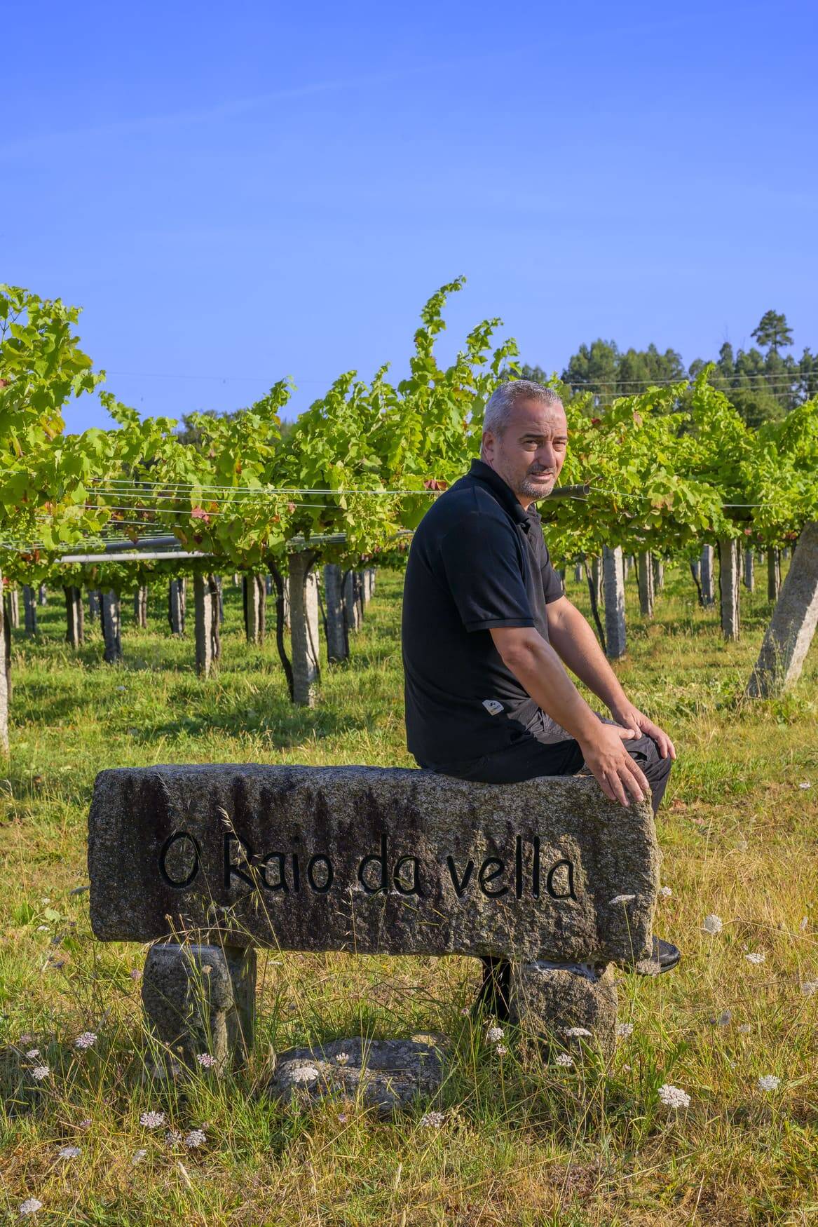Rodrigo Méndez, uno de los elaboradores del vino.