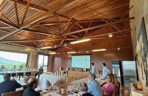 Innenansicht der Bodegas Alto Moncayo