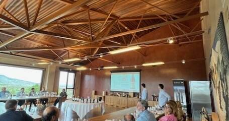 Innenansicht der Bodegas Alto Moncayo