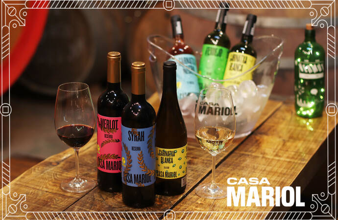 Imagen de botellas Celler Mariol.