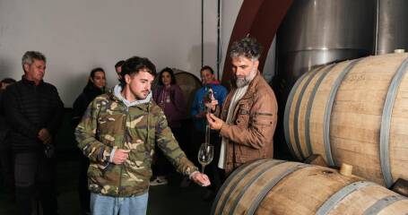 Wine tourism at Bodega Teneguía Winery