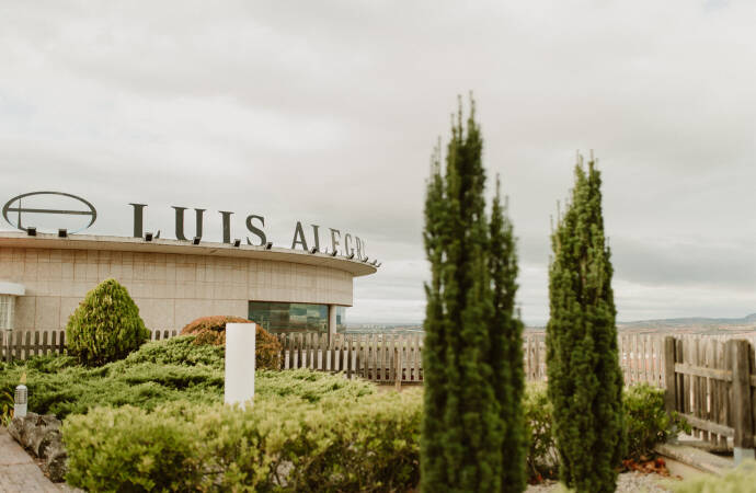 Image of the exterior of Bodegas Luis Alegre.