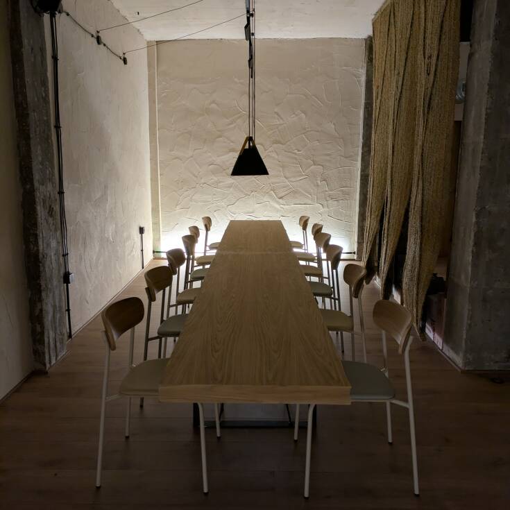 Mesa del interior del Restaurante 200uvas