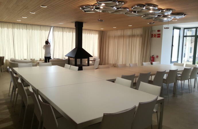 Image of the interior of the LMT Wines winery.