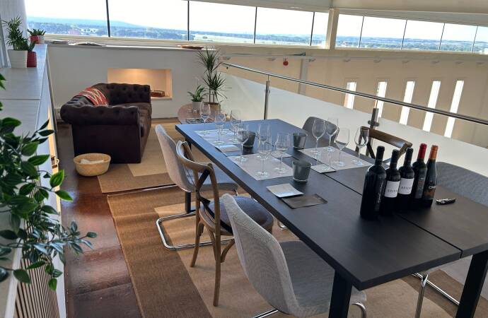 Image of the interior of the winery.