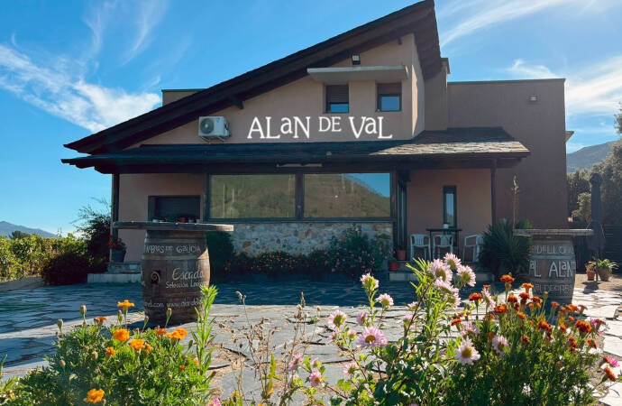 Imagen de Adega Alan de Val desde el exterior.