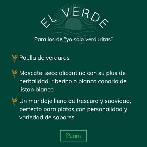 El verde.