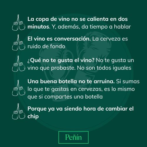 Cerveza vs vino: el combate definitivo.