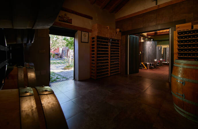 Image of the interior of the winery.