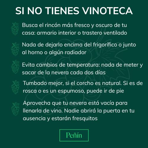 Todo lo que tienes que hacer si no tienes vinoteca y no quieres poner tu vino en peligro.