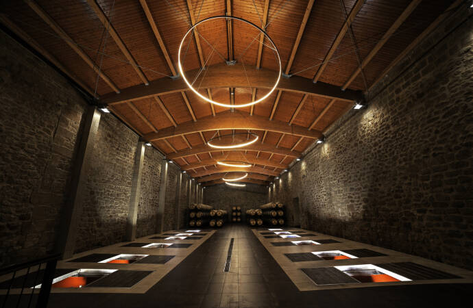 Image of the interior of the winery