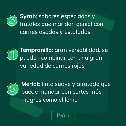 Toma nota: los mejores tintos para acompa&ntilde;ar a tu carne.