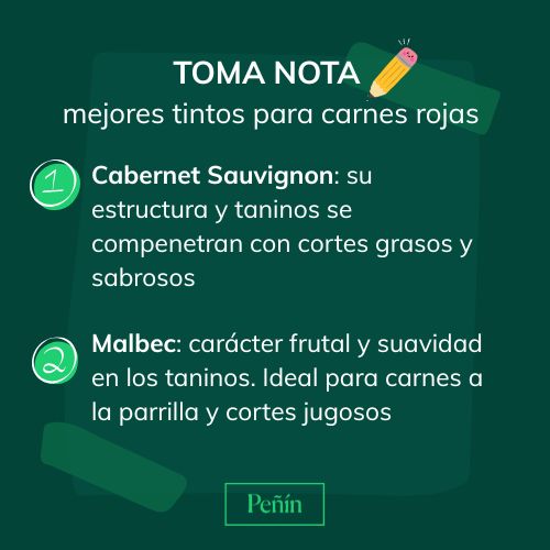 Toma nota: los mejores tintos para acompa&ntilde;ar a tu carne.