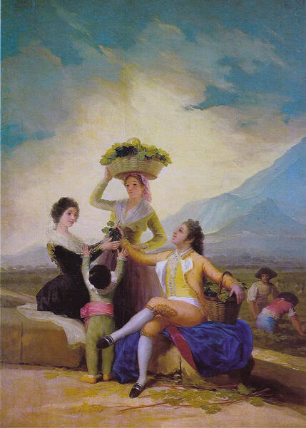La vendimia de Francisco de Goya.