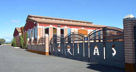 Image of the entrance to the winery.