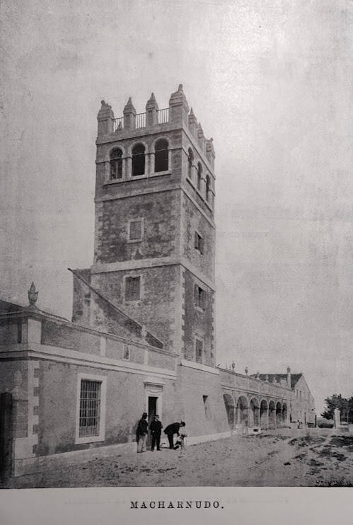 Fachada de la bodega Viñedo Macharnudo Domecq