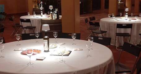 Bild des Verkostungsraums des Weinguts.