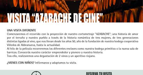 Plakat für eine Veranstaltung namens 'Azabache de cine'