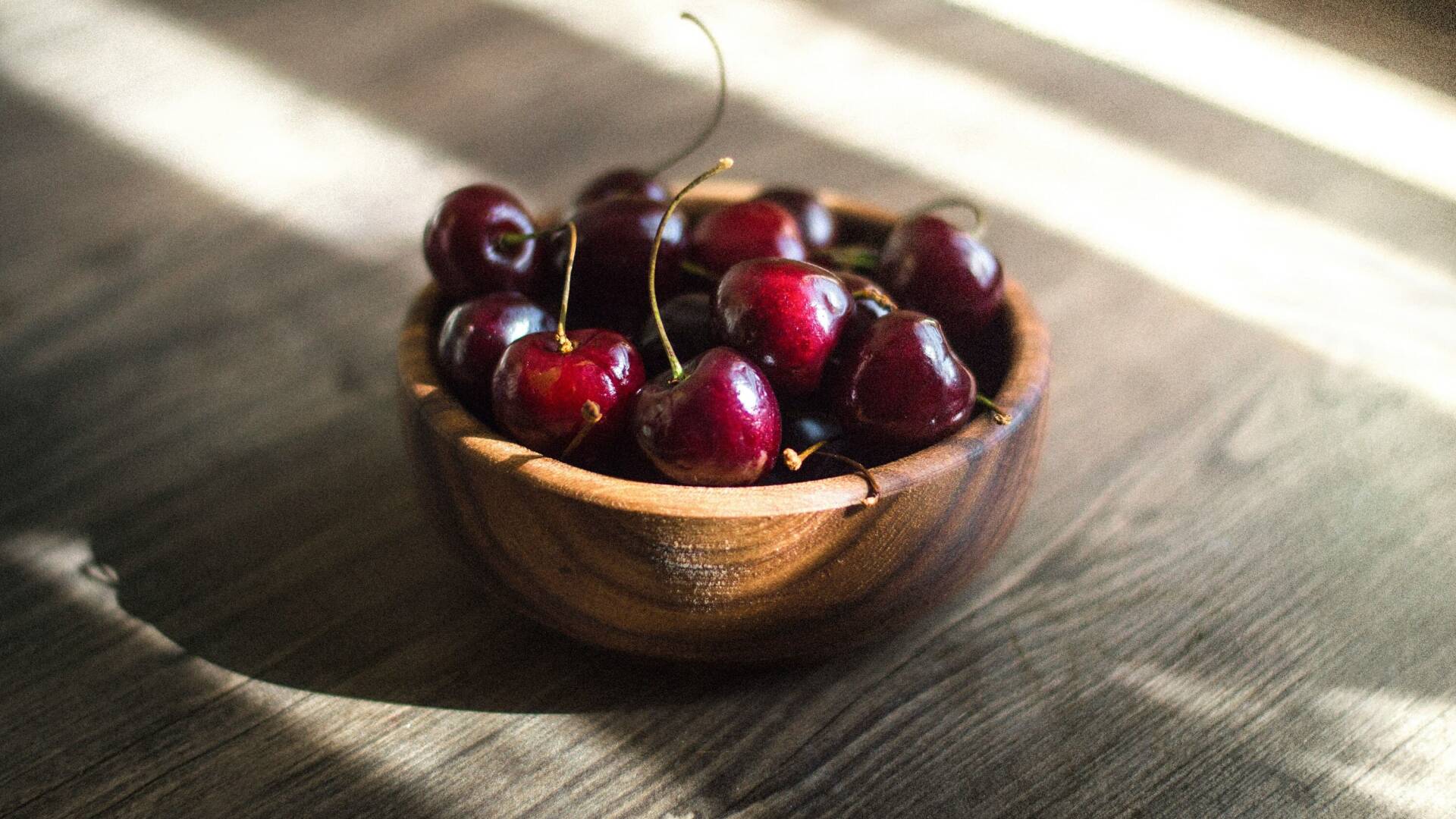 Cerezas.
